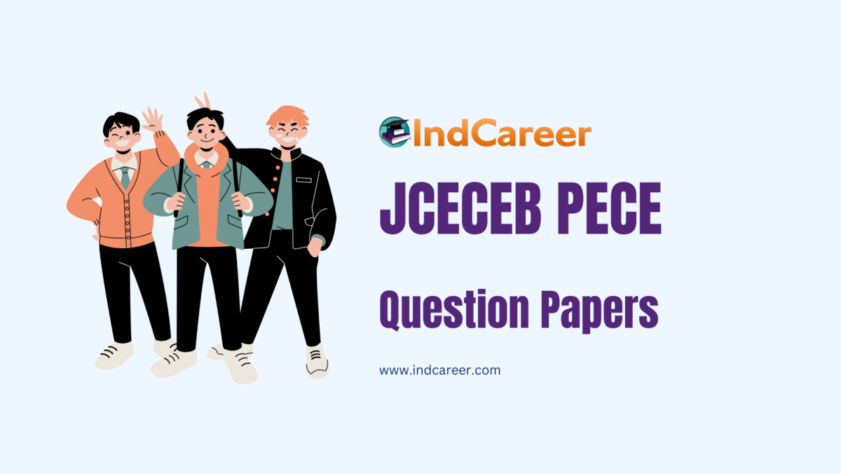 JCECEB PECE Question Papers
