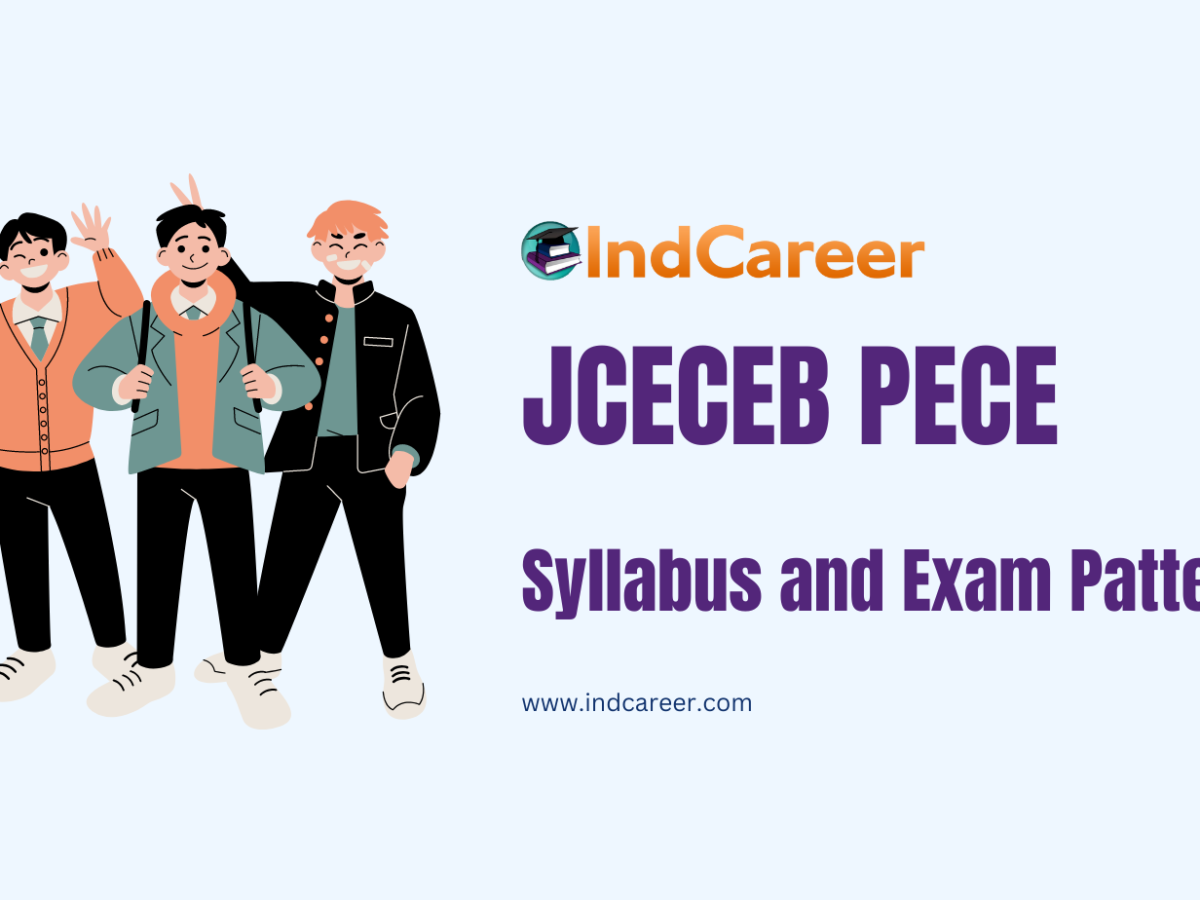 JCECEB PECE Syllabus and Exam Pattern