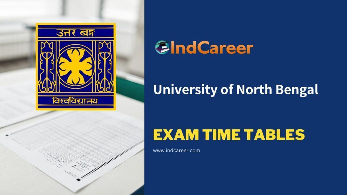 University of North Bengal Exam Time Tables