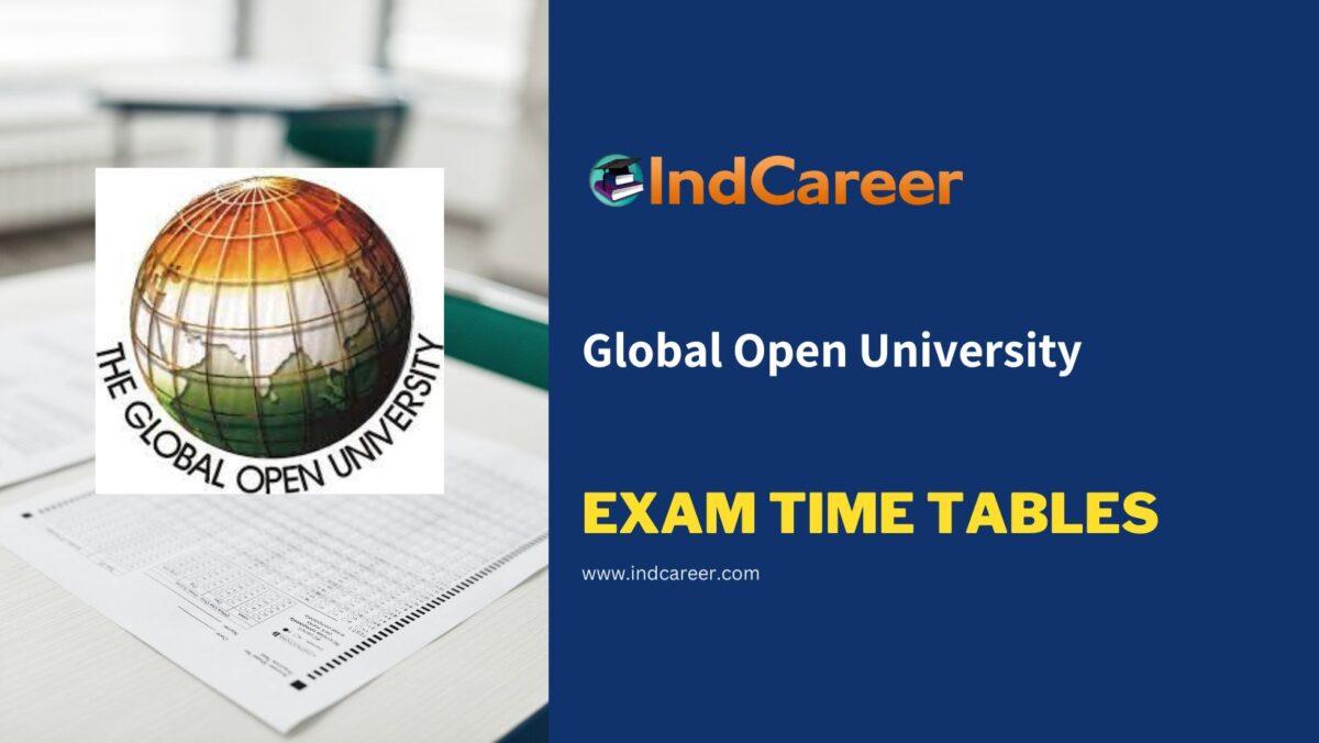 Global Open University Exam Time Tables