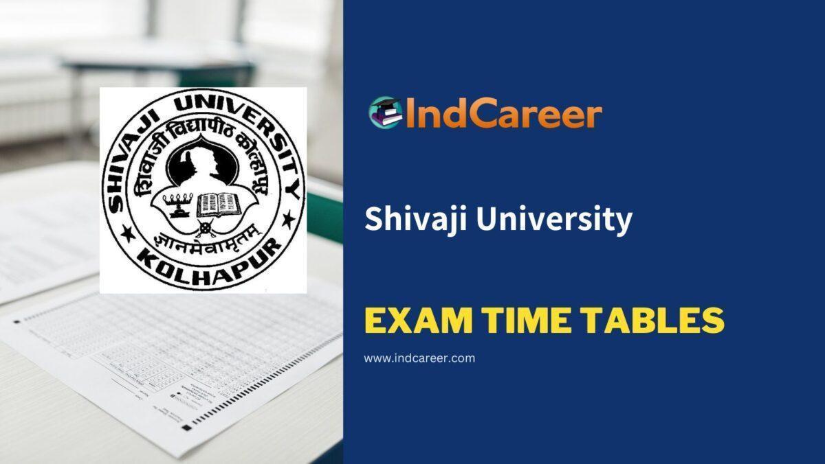 Shivaji University Exam Time Tables