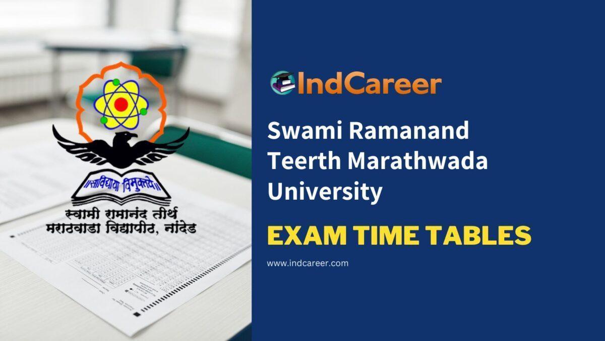 Swami Ramanand Teerth Marathwada University Exam Time Tables