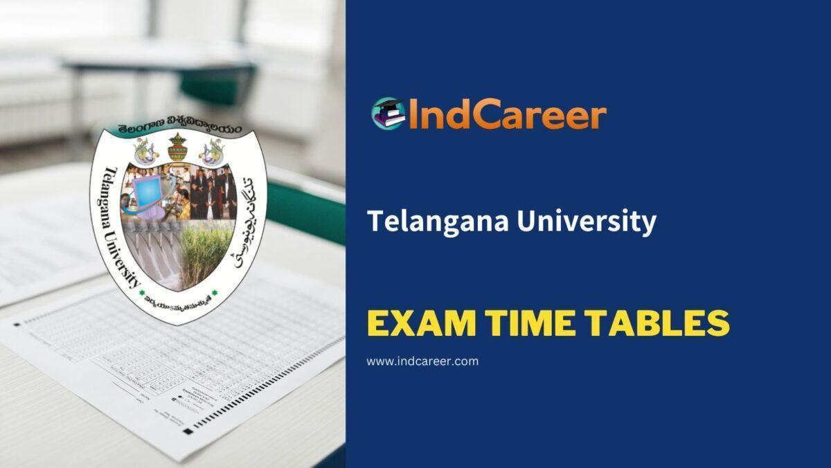 Telangana University Exam Time Tables