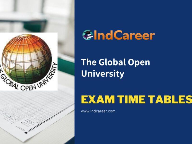 The Global Open University Exam Time Tables