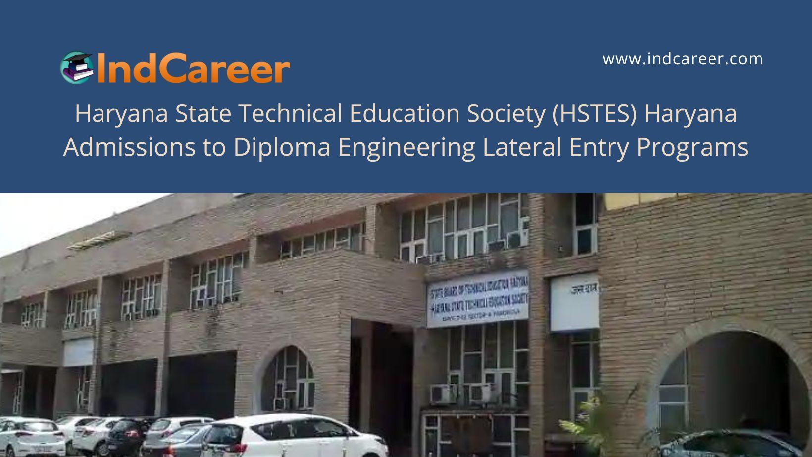 HSTES announces Admission to  Diploma Engineering Lateral Entry Programs