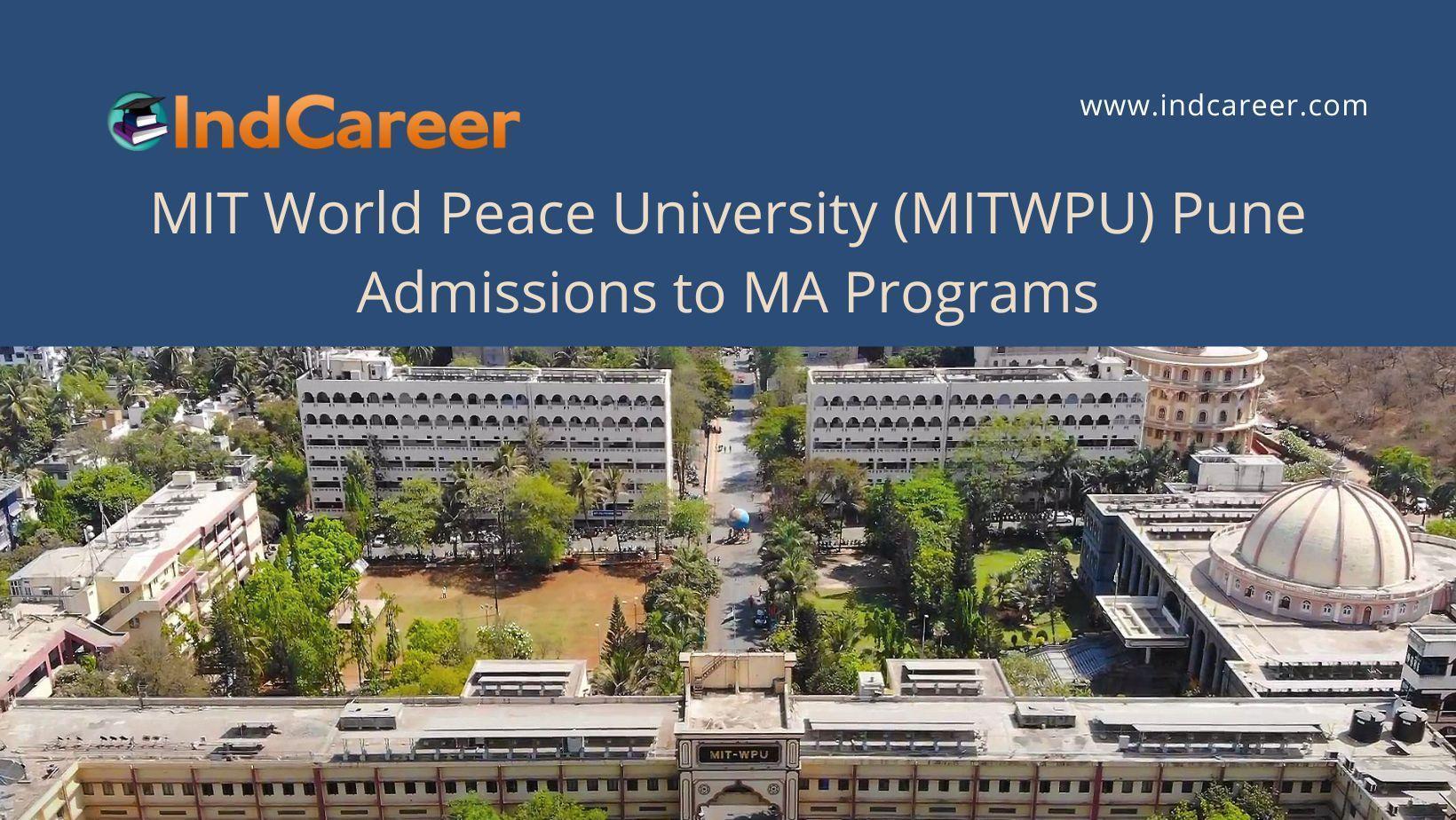 MITWPU Pune announces Admission to MA Programs