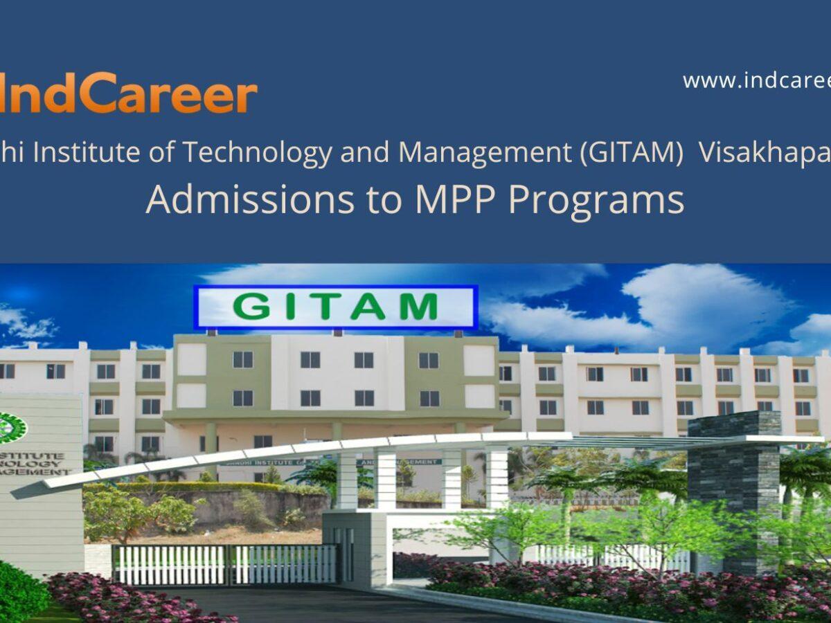GITAM announces Admission to  MPP Programs