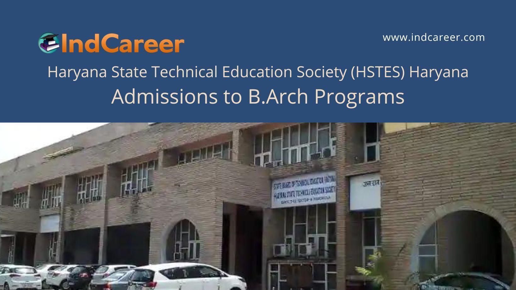 HSTES announces Admission to B.Arch Programs