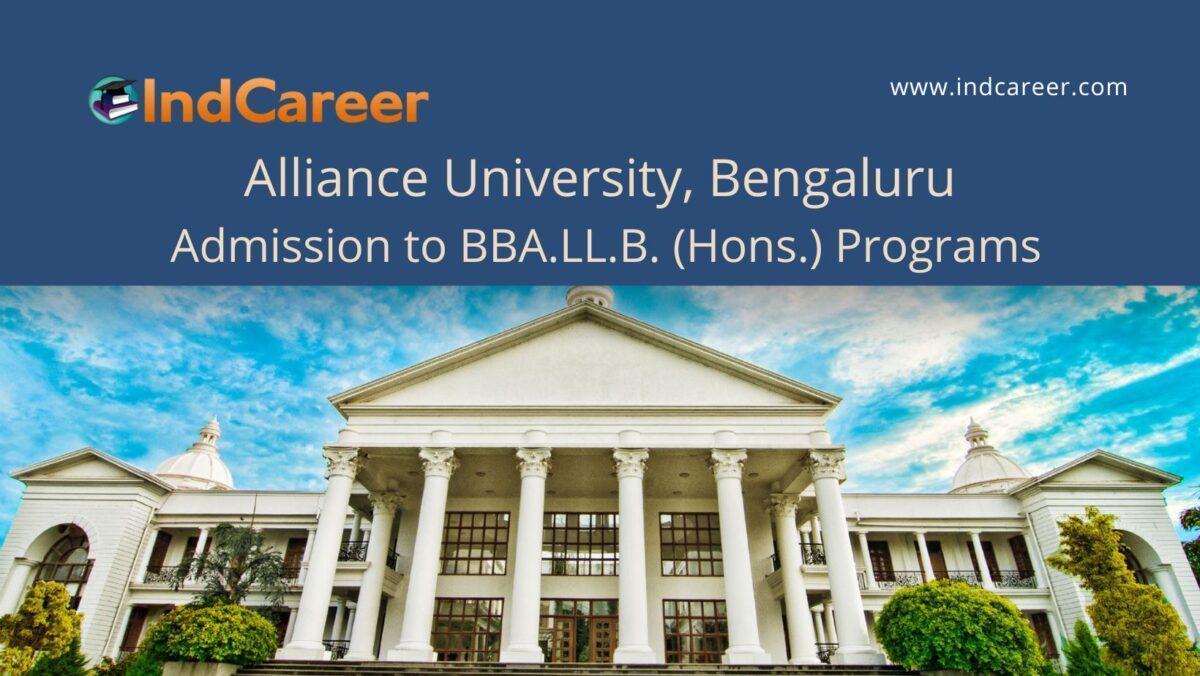 Alliance University BBA LLB Admission 2024 - IndCareer