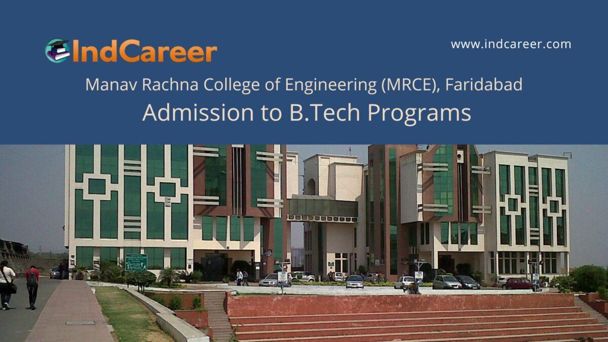 MRCE Faridabad announces Admission to  B.Tech Programs !year
