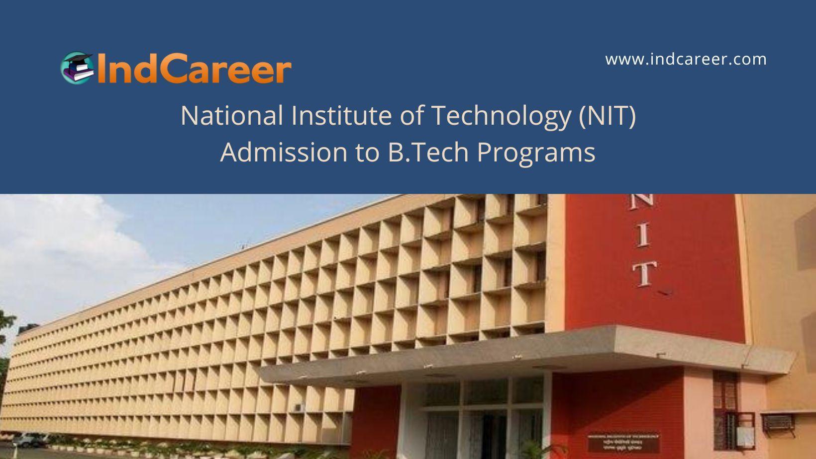 NIT Rourkela announces Admission to B.Tech Programs