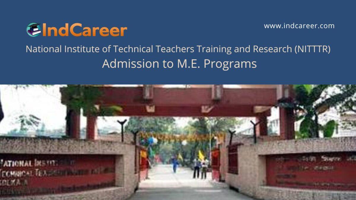 NITTTR Chandigarh announces Admission to M.E. Programs !year