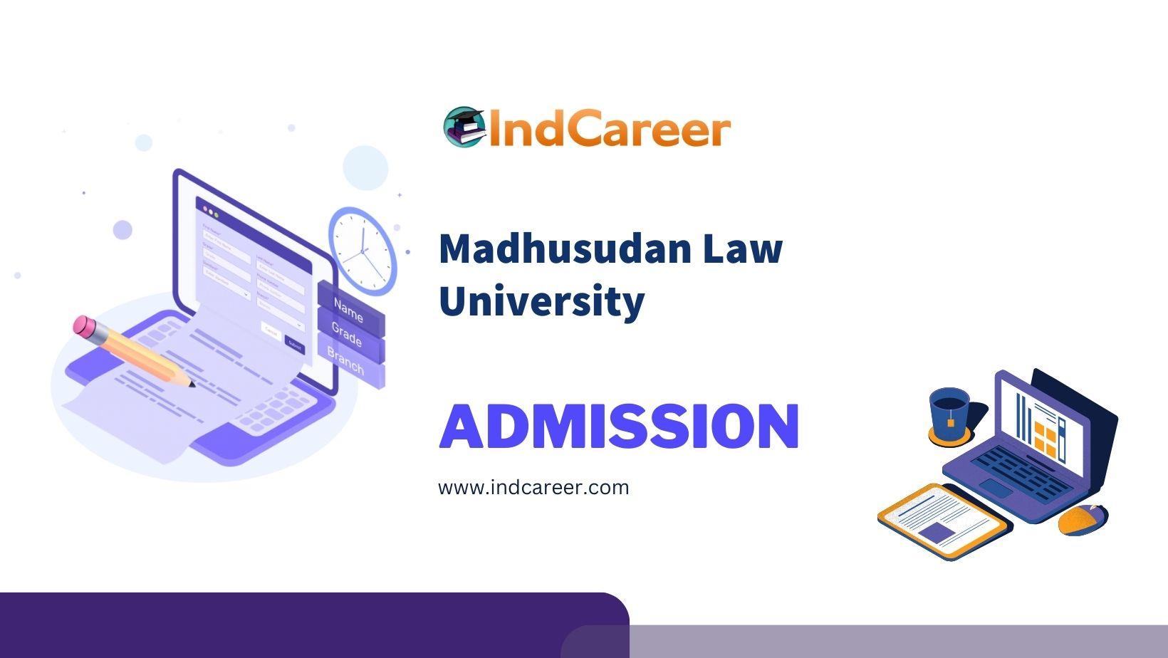 madhusudan law university phd admission 2022