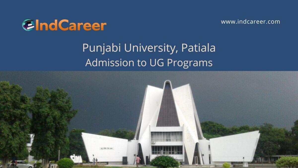 Punjabi University, Patiala announces Admission to UG Programs