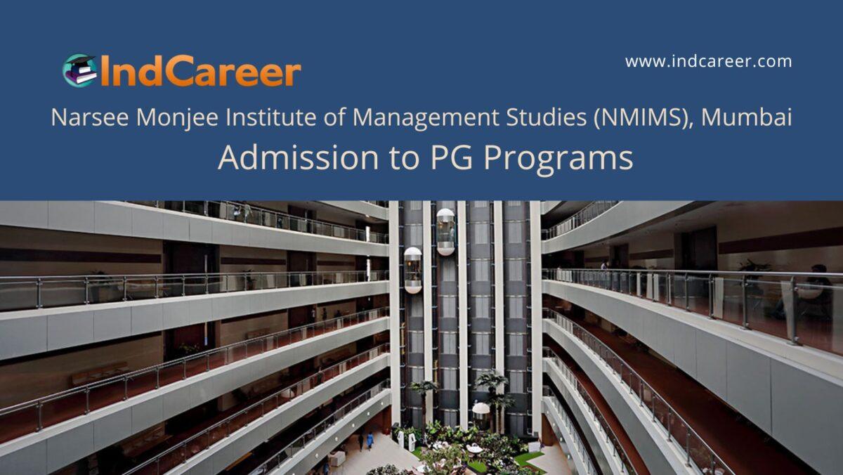 NMIMS, Mumbai announces Admission to PG Programs