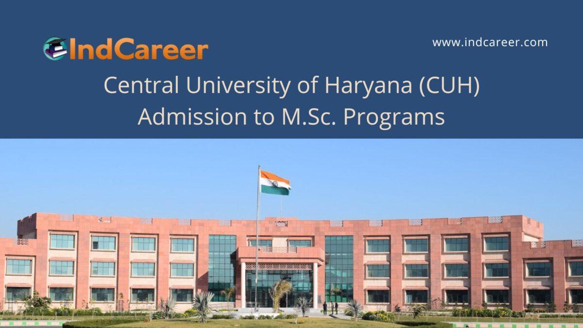CUH announces Admission to M.Sc. Programs