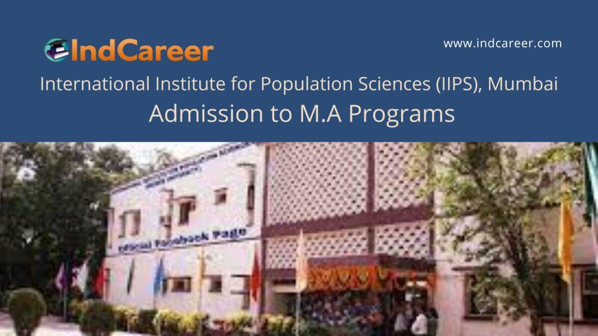 IIPS, Mumbai announces Admission to M.A Programs