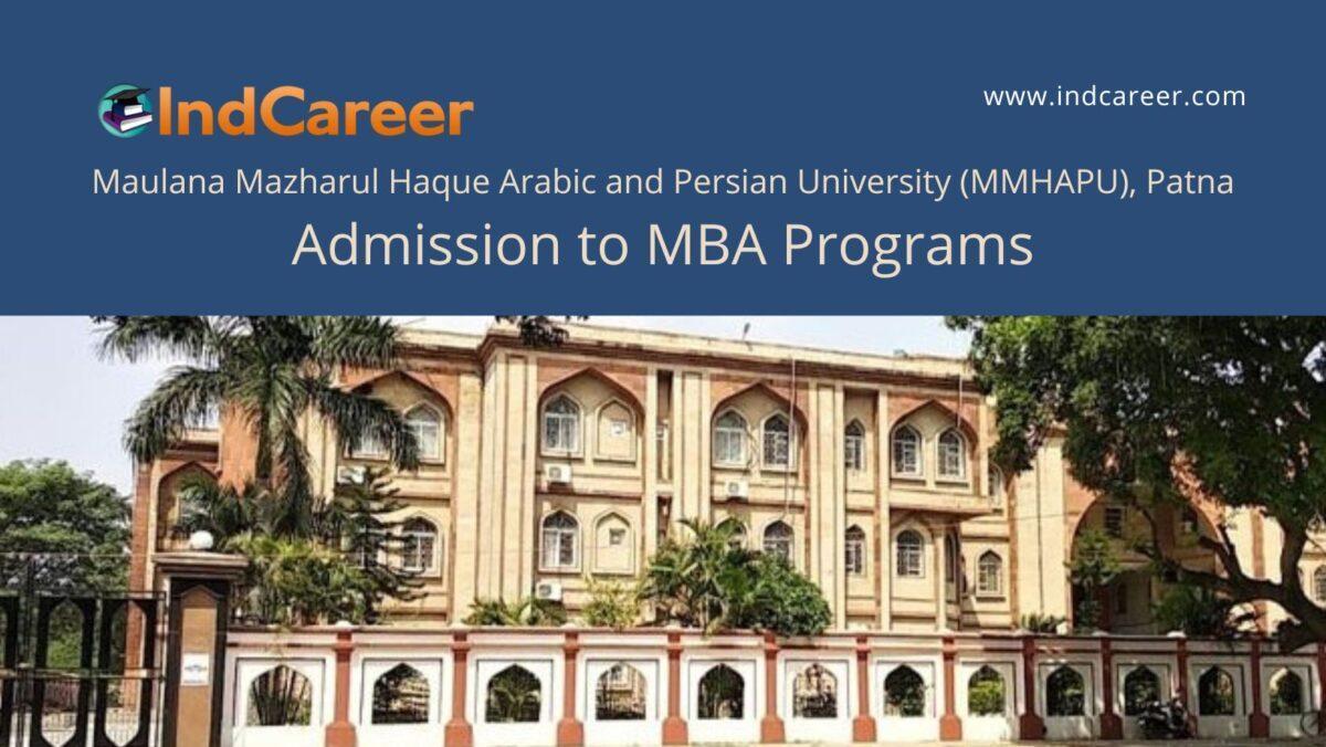 MMHAPU, Patna announces Admission to MBA Programs