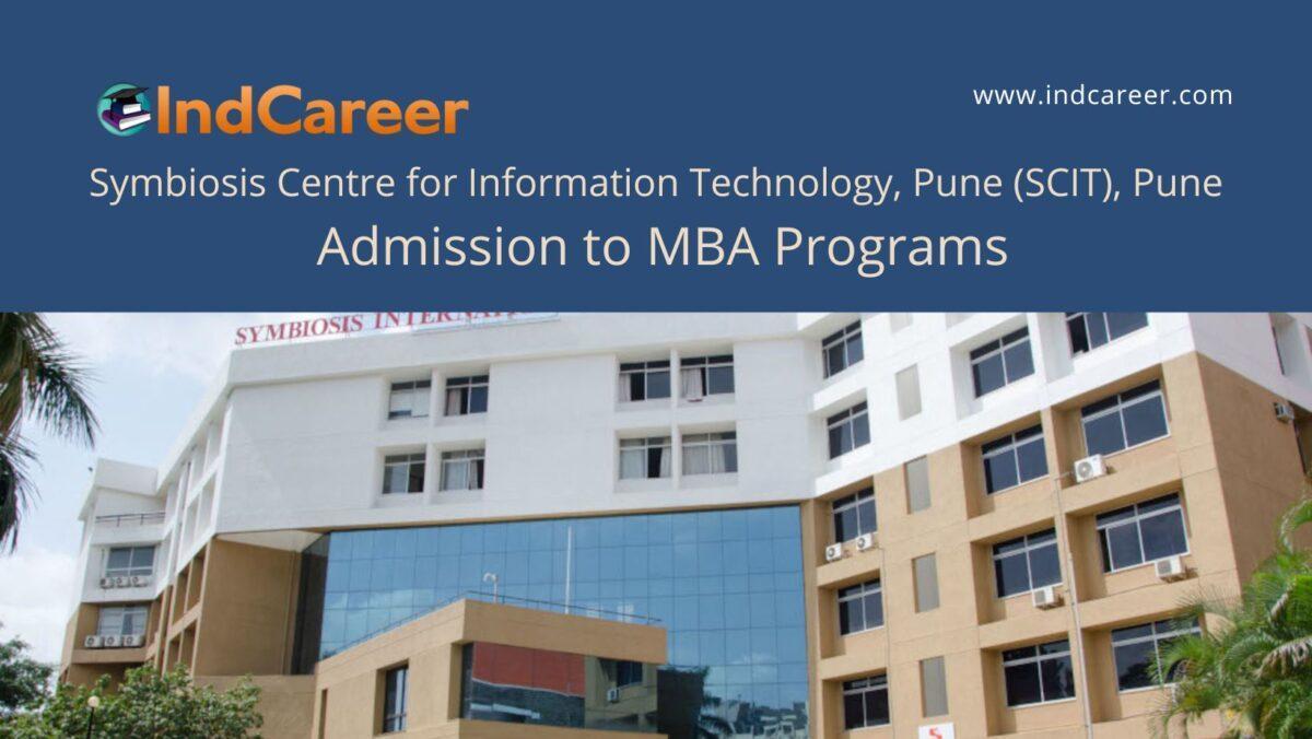 SCIT, Pune announces Admission to MBA Programs