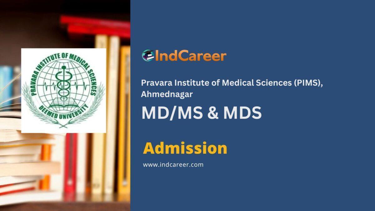 Pravara Institute of Medical Sciences (PIMS) MD/MS & MDS Admission