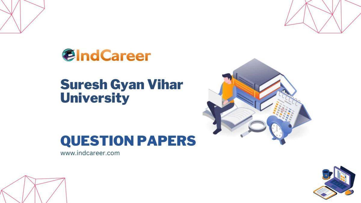 Suresh Gyan Vihar University Question Papers