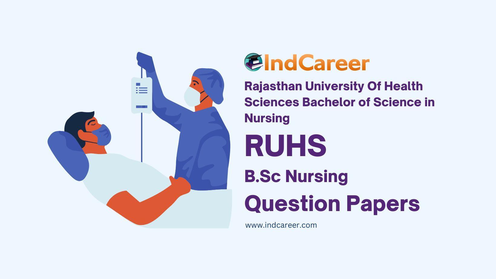 RUHS Post Basic B.Sc Nursing Question Papers