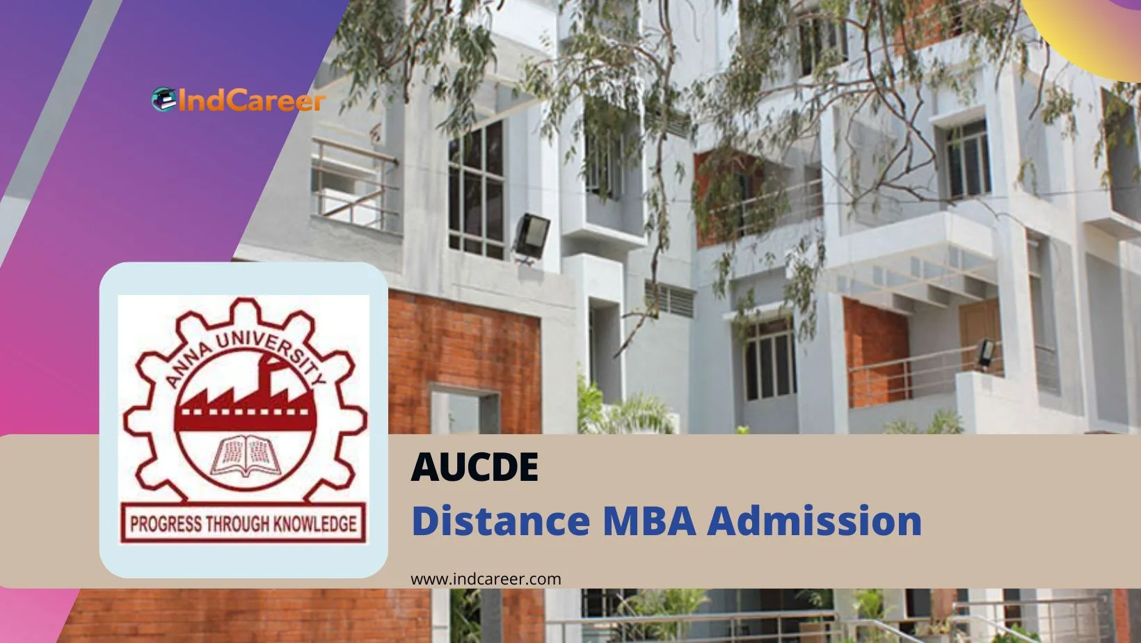 AUCDE Distance MBA Admission