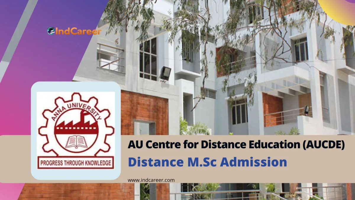 AUCDE Distance M.Sc. (CS) Admission