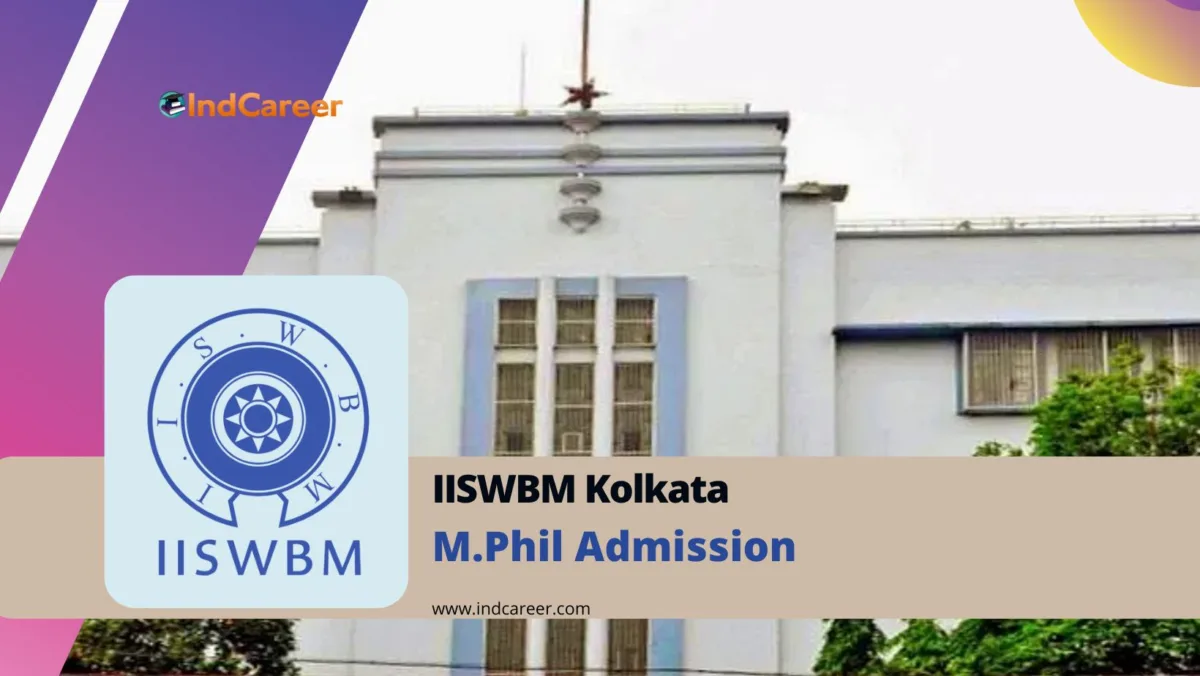IISWBM M.Phil Admission