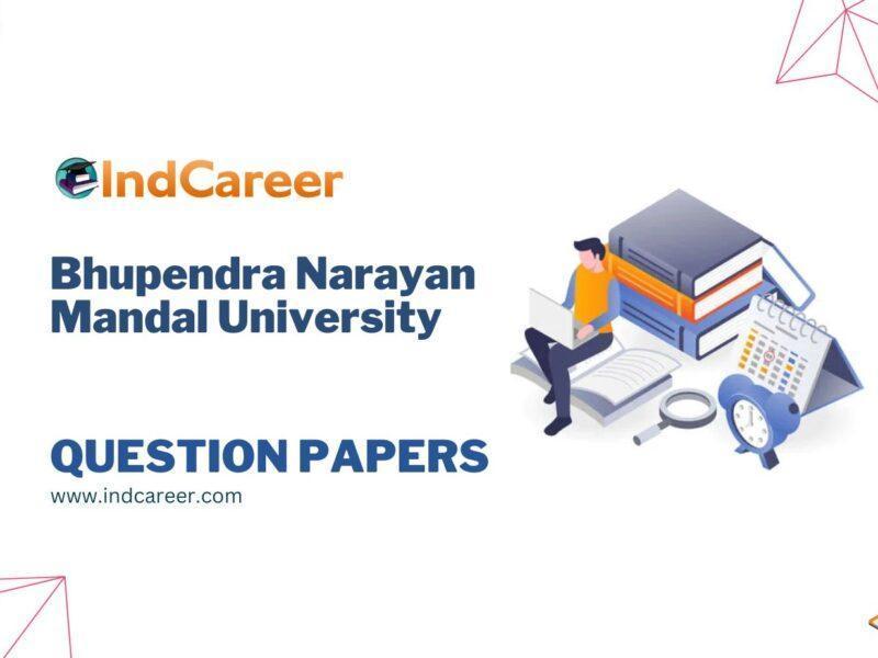 Bhupendra Narayan Mandal University Question Papers