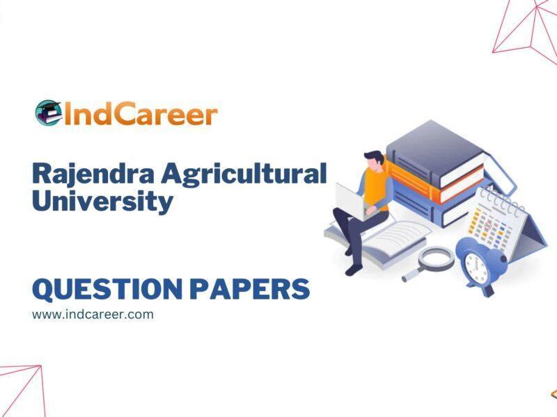 Rajendra Agricultural University Question Papers