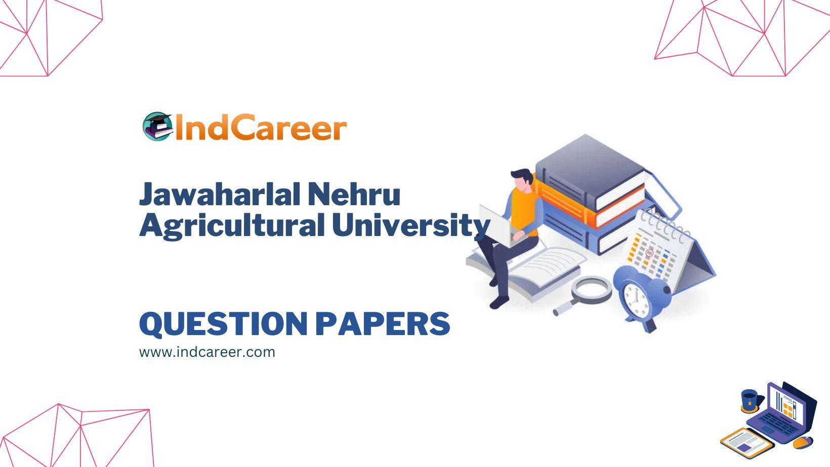 Jawaharlal Nehru Agricultural University Question Papers