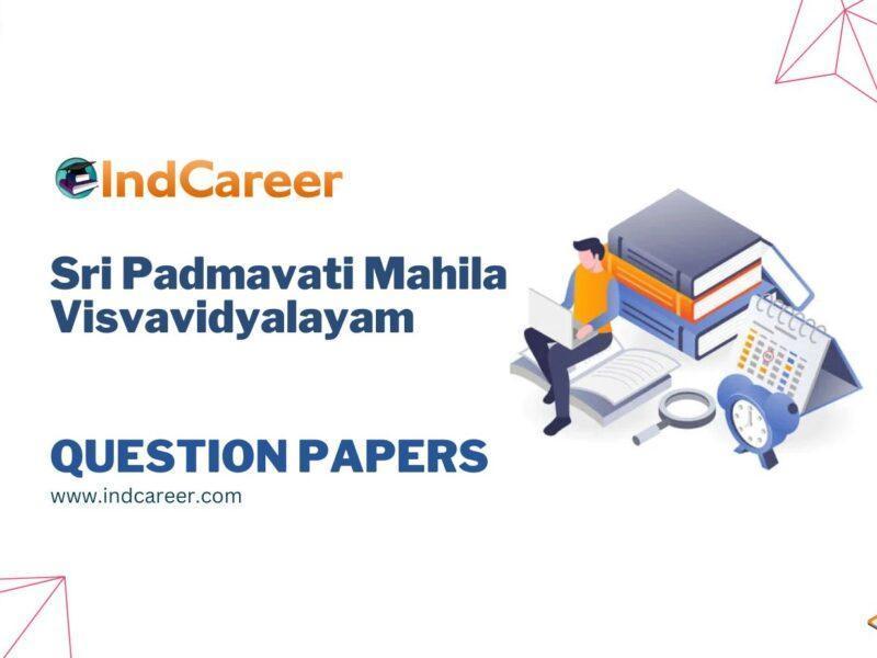 Sri Padmavati Mahila Visvavidyalayam Question Papers