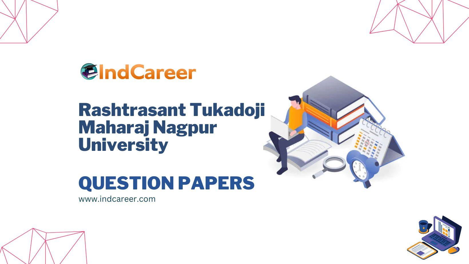 Rashtrasant Tukadoji Maharaj Nagpur University Question Papers