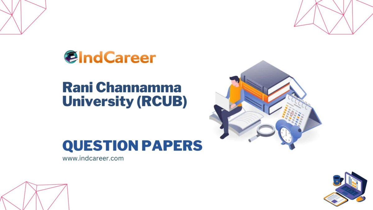 Rani Channamma University (RCUB) Question Papers