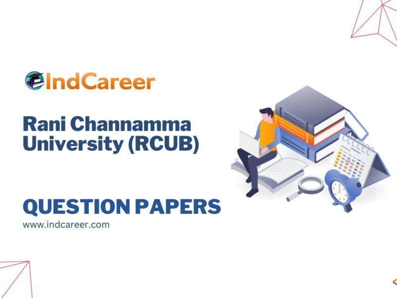 Rani Channamma University (RCUB) Question Papers