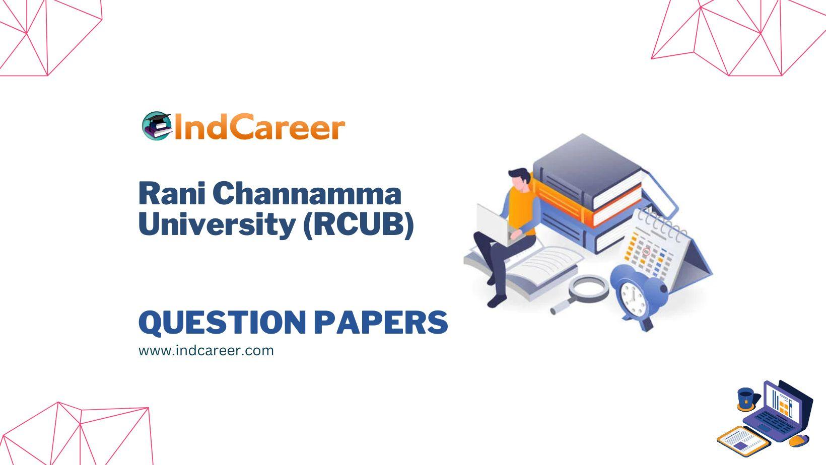 Rani Channamma University (RCUB) Question Papers