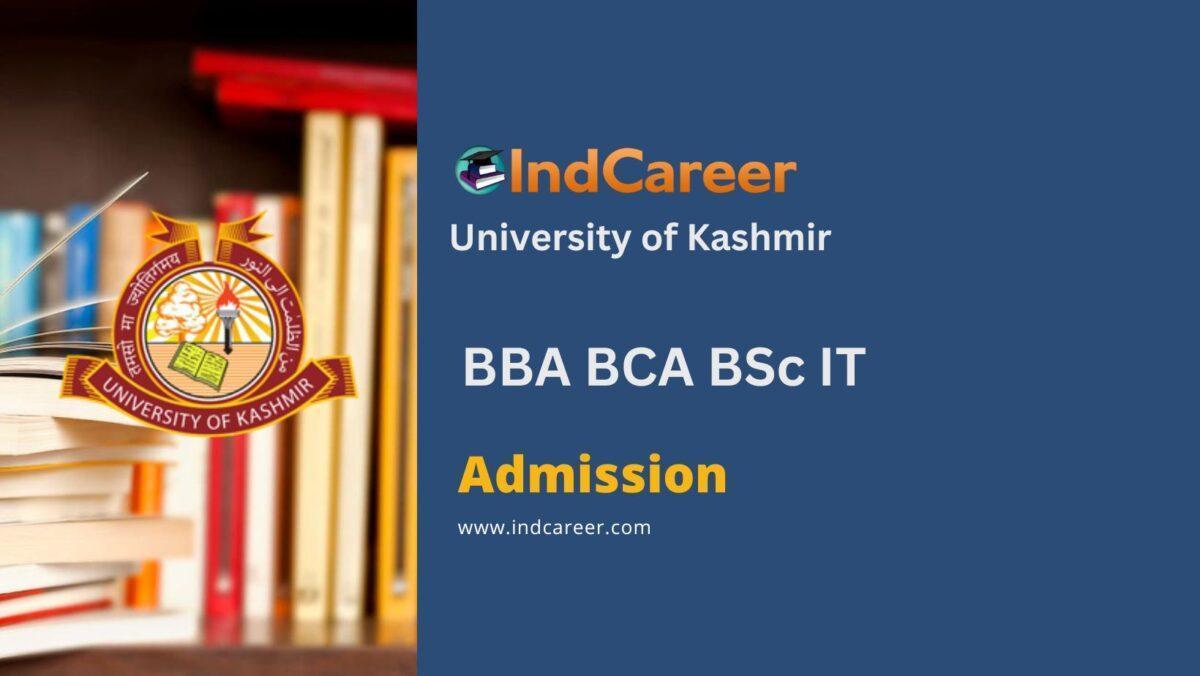 University of Kashmir BBA BCA BSc IT Admission