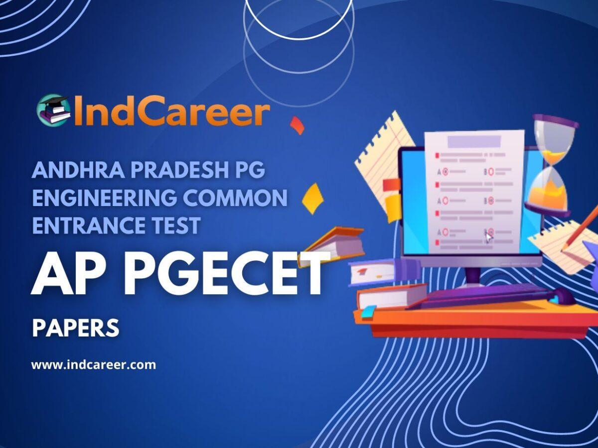 AP PGECET Question Papers