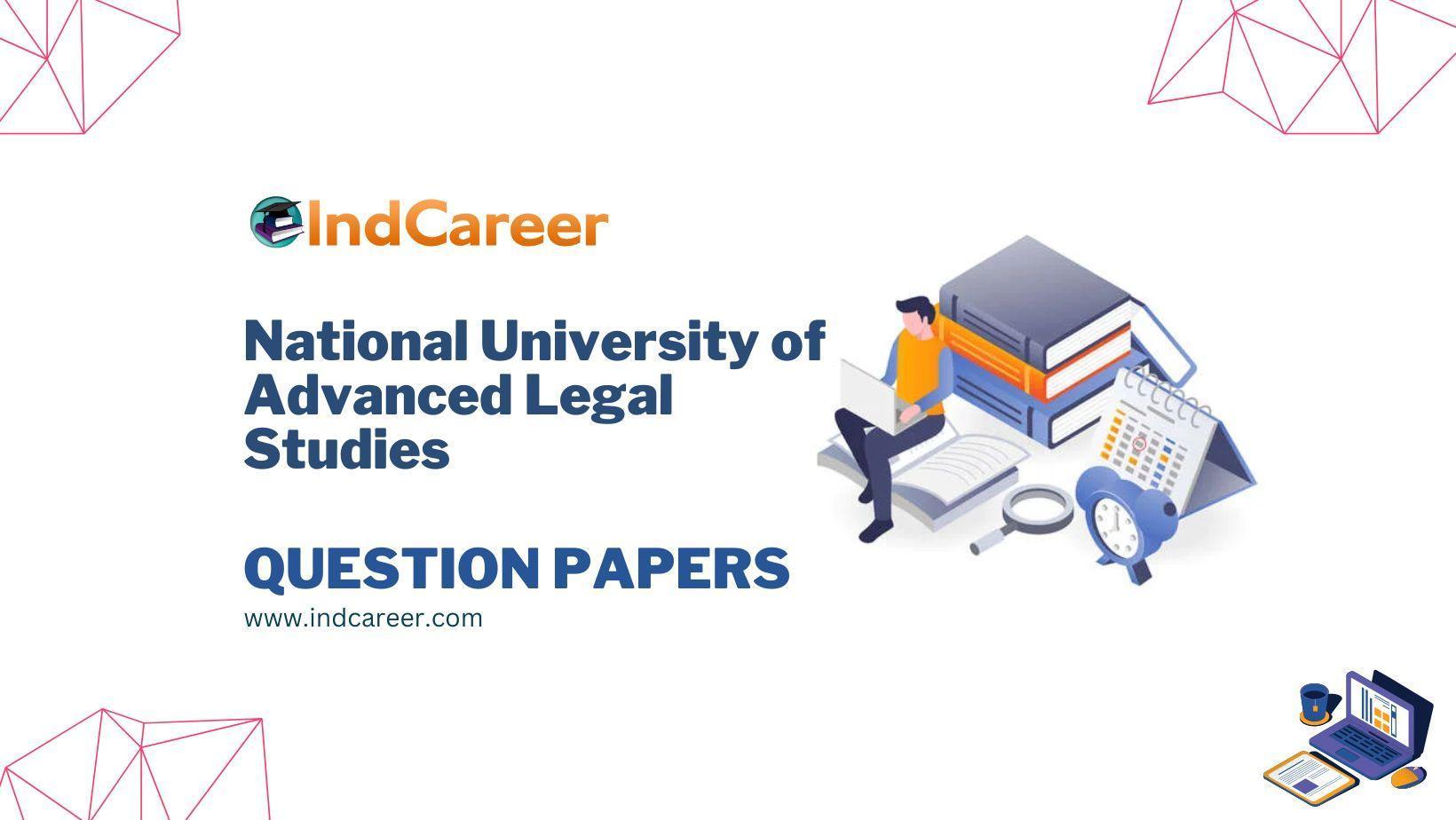 National University of Advanced Legal Studies Question Papers