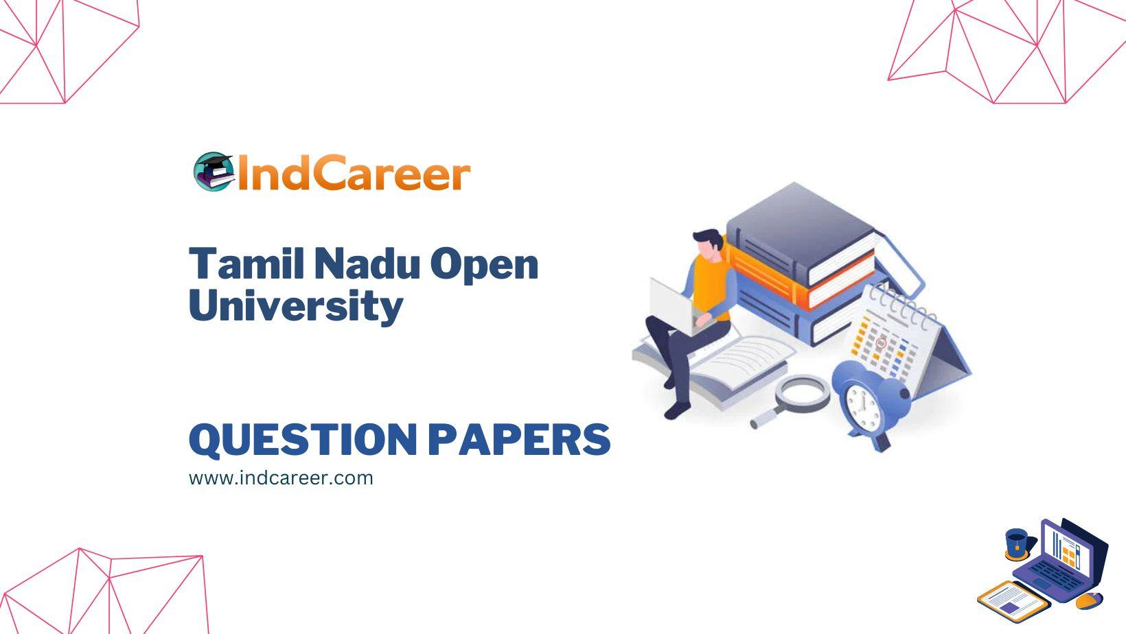 Tamil Nadu Open University Question Papers