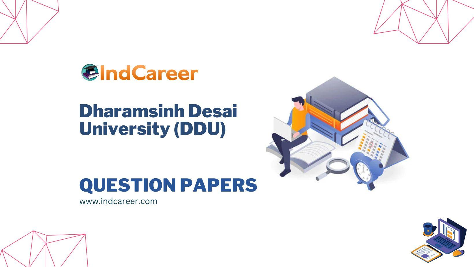 Dharamsinh Desai University (DDU) Question Papers
