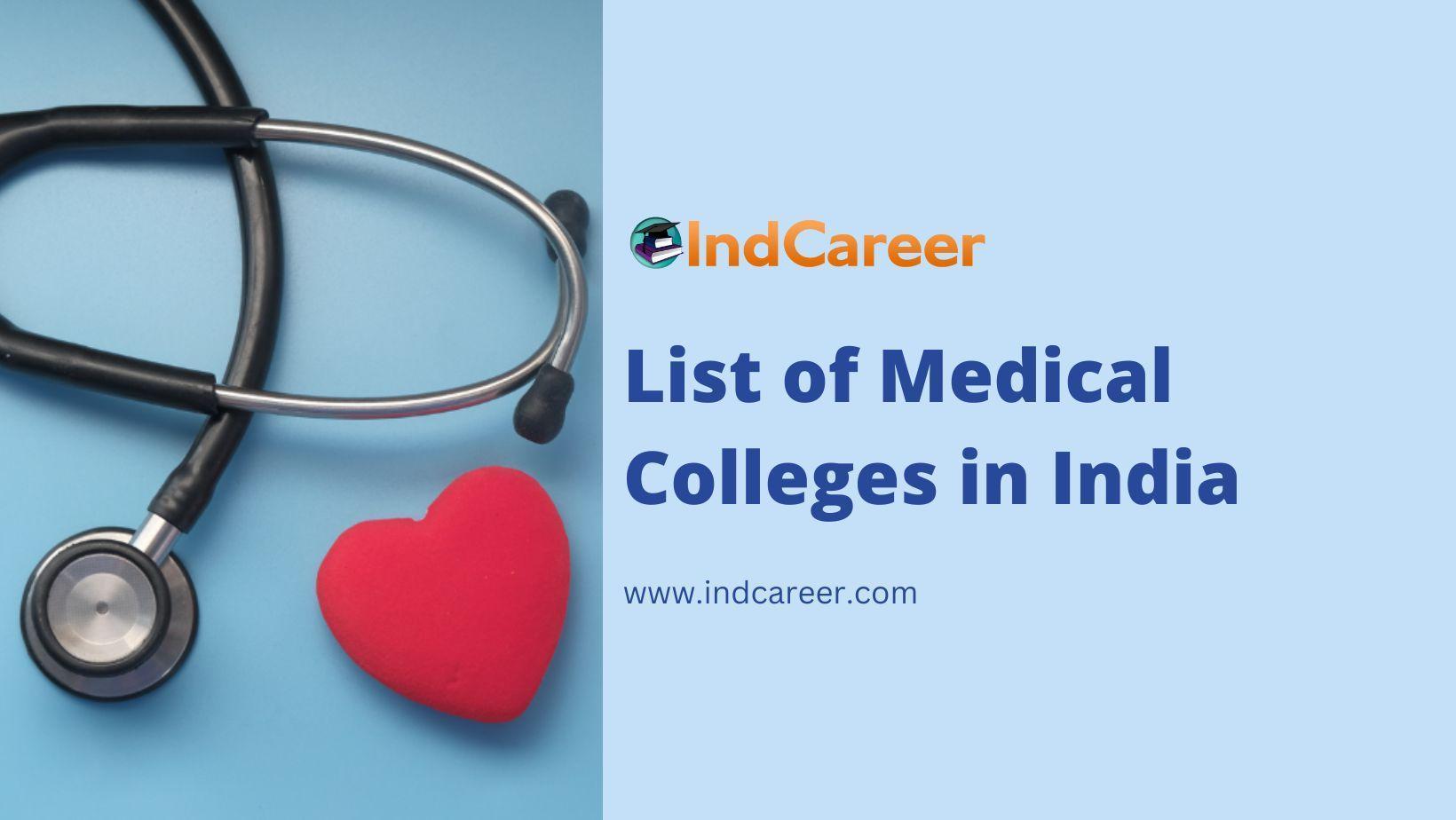 List of Medical Colleges in India