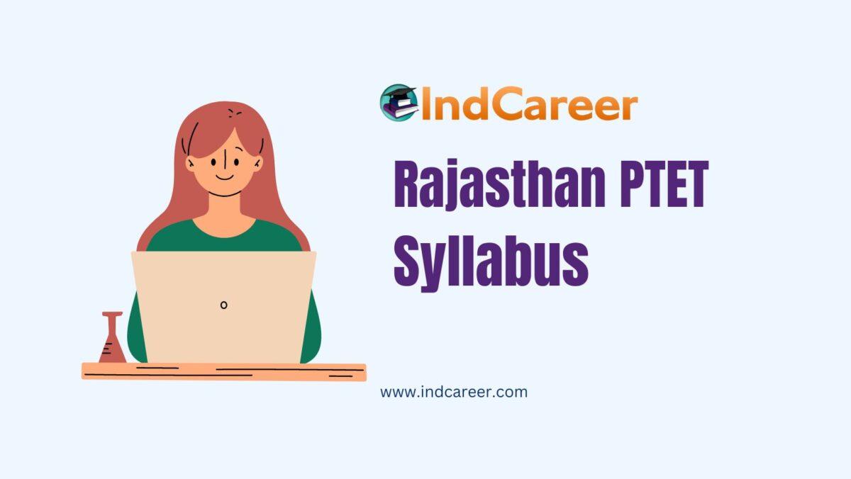 Rajasthan PTET Syllabus