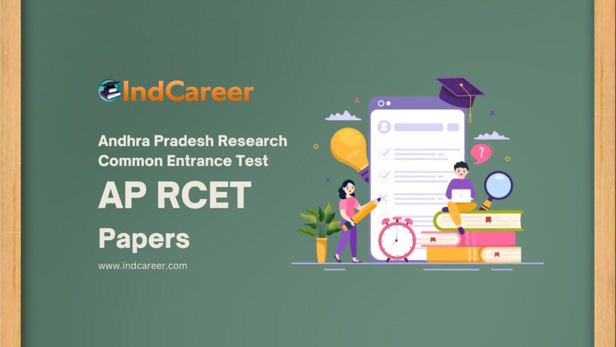 AP RCET Question Papers