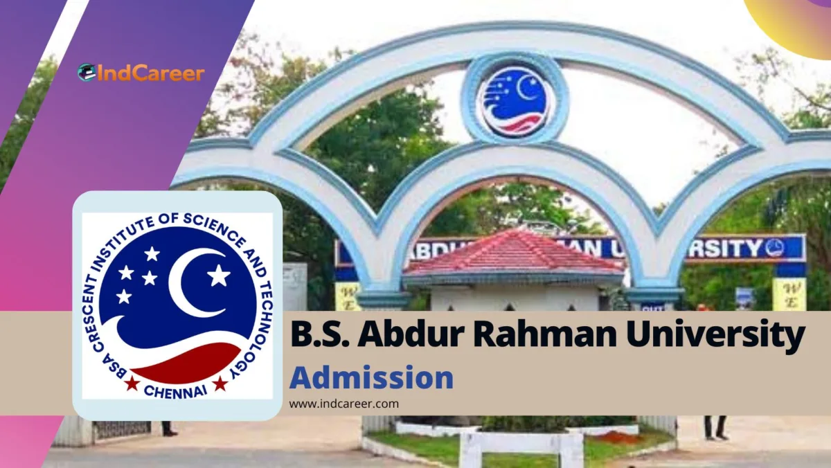 B.S. Abdur Rahman University Admission