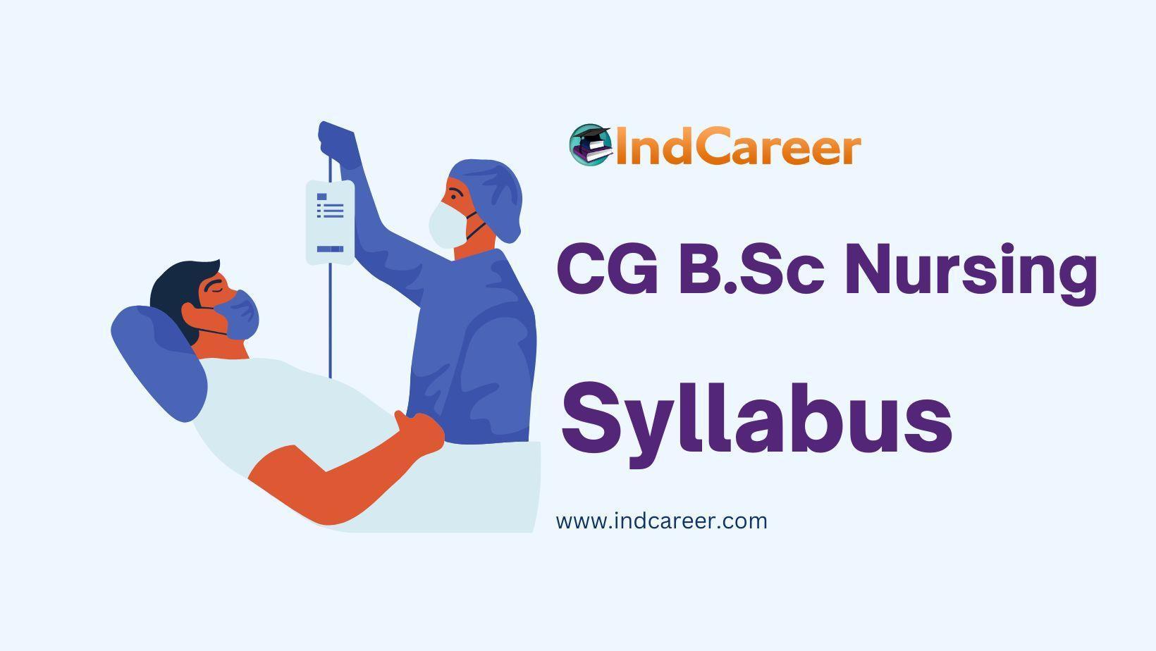 CG B.Sc Nursing Syllabus