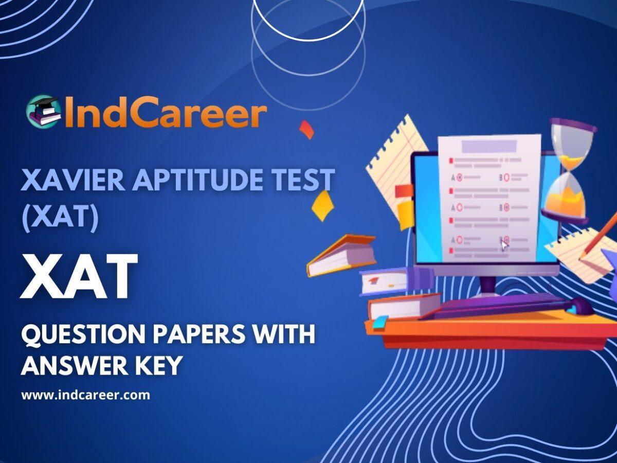XAT Question Paper with Answer Key