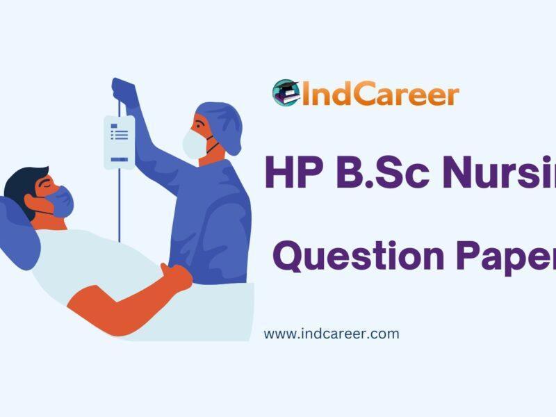 HP B.Sc Nursing Question Papers