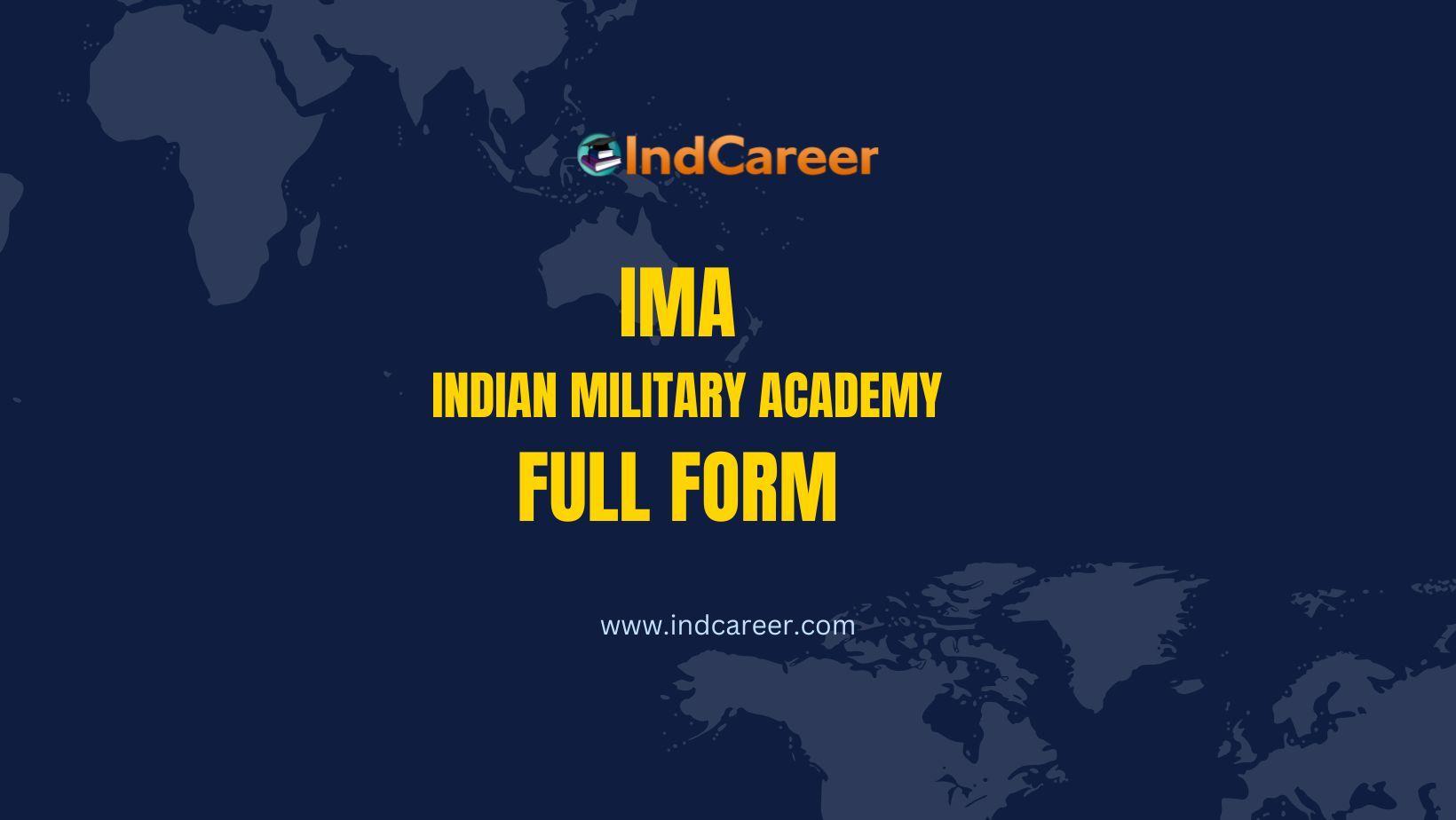 IMA Full Form- What is the Full Form of IMA?
